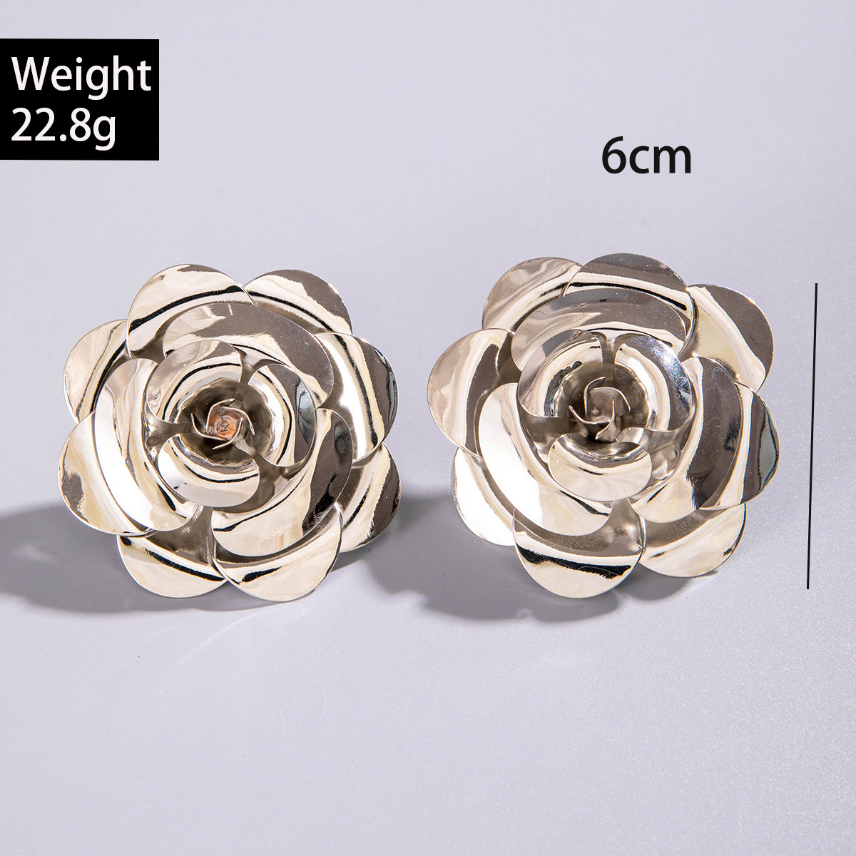 欧美跨境时尚八字麻花大水滴铁质耳环设计感几何方形扭纹耳坠耳饰详情22