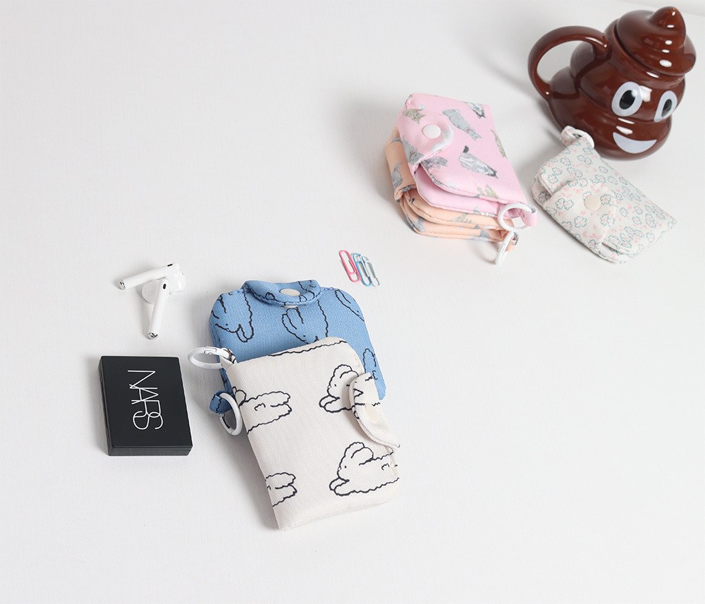 零钱包女新款学生可爱收纳袋帆布小清新硬币CDD卡包日常百搭详情11