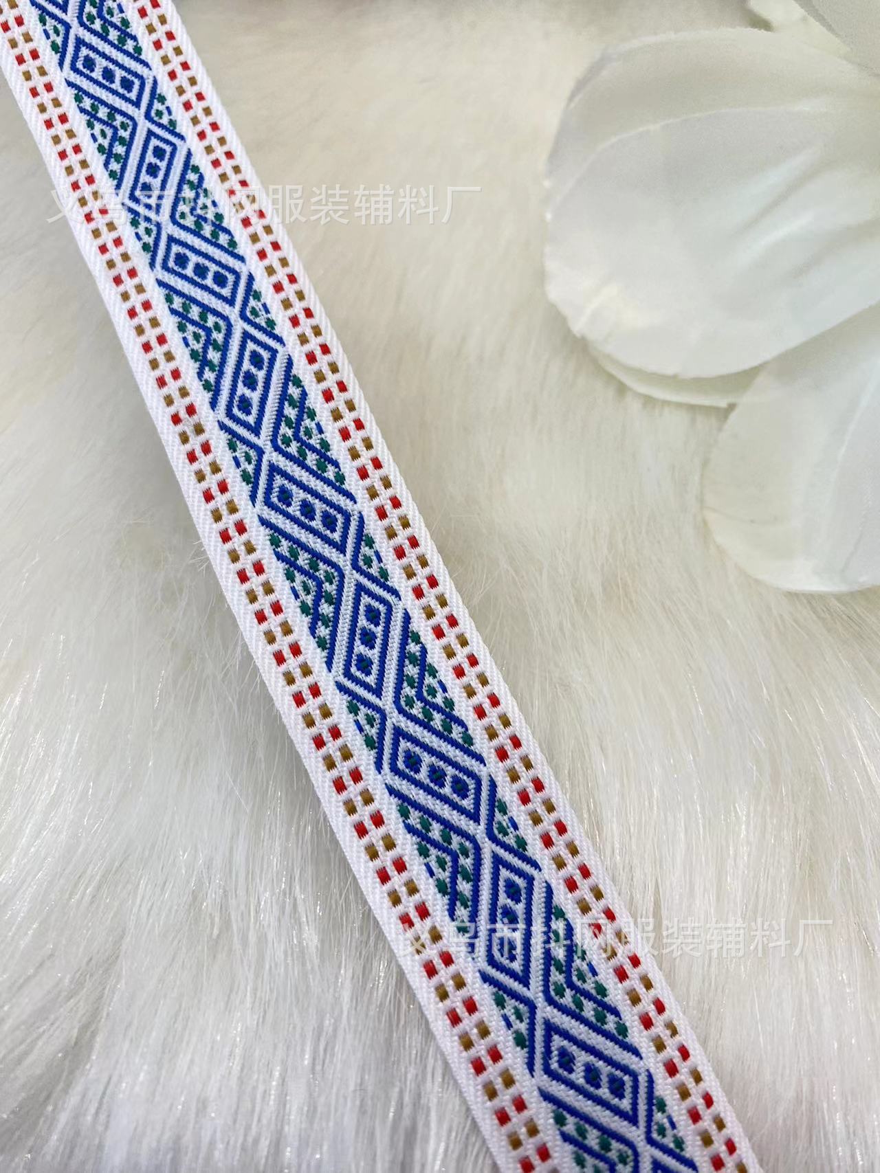 2.5-3.0 cm ethnic-style jacquard ribbons, ethnic woven ribbons, minority costumes and accessories for performance costumes pic 8