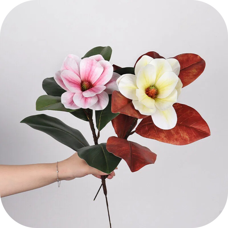 假花玉兰玉兰花仿真花中式禅意民宿酒店花艺摆件摄影道具装饰花束详情13