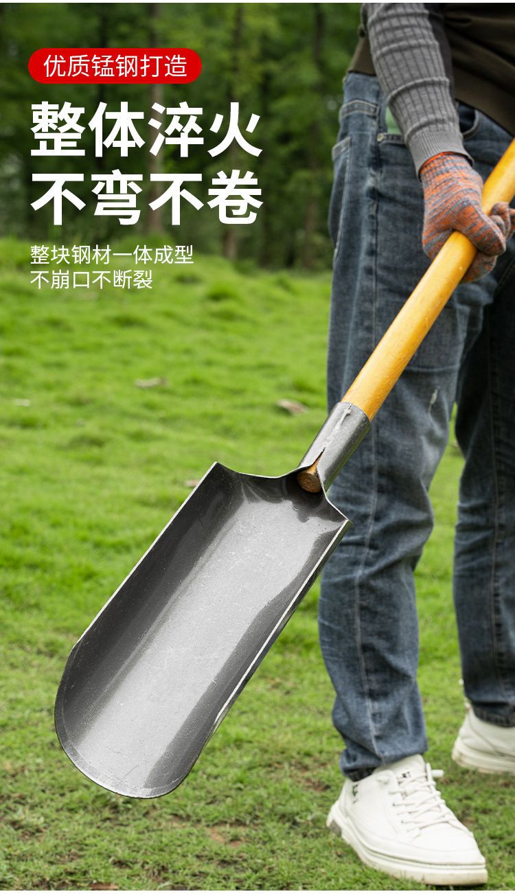 加厚农用洛阳铲园林打洞取土专用挖洞深孔挖坑打井户外一体洛阳铲详情4