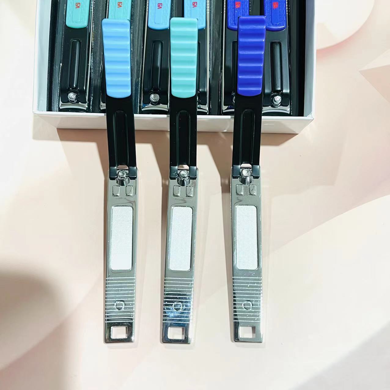 【 Office 】VT805-1D nail clippers 12 per box 600 per piece VT805-1D student household large nail clippers Nail clippers portable nail clippers 2 yuan wholesale supply pic 2