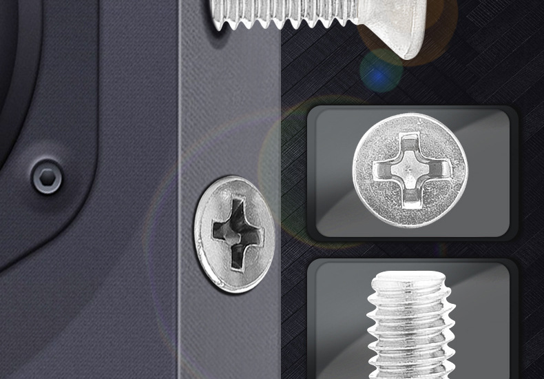 304 stainless steel screws, countersunk screws, cross-groove flat head screws, KM machine screws, small screws M2, M3, M4, M5, M6 pic 63