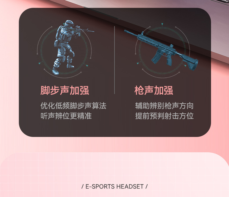 可爱猫耳游戏电脑耳机有线头戴式电竞PS5笔记本耳机带麦跨境专供详情9