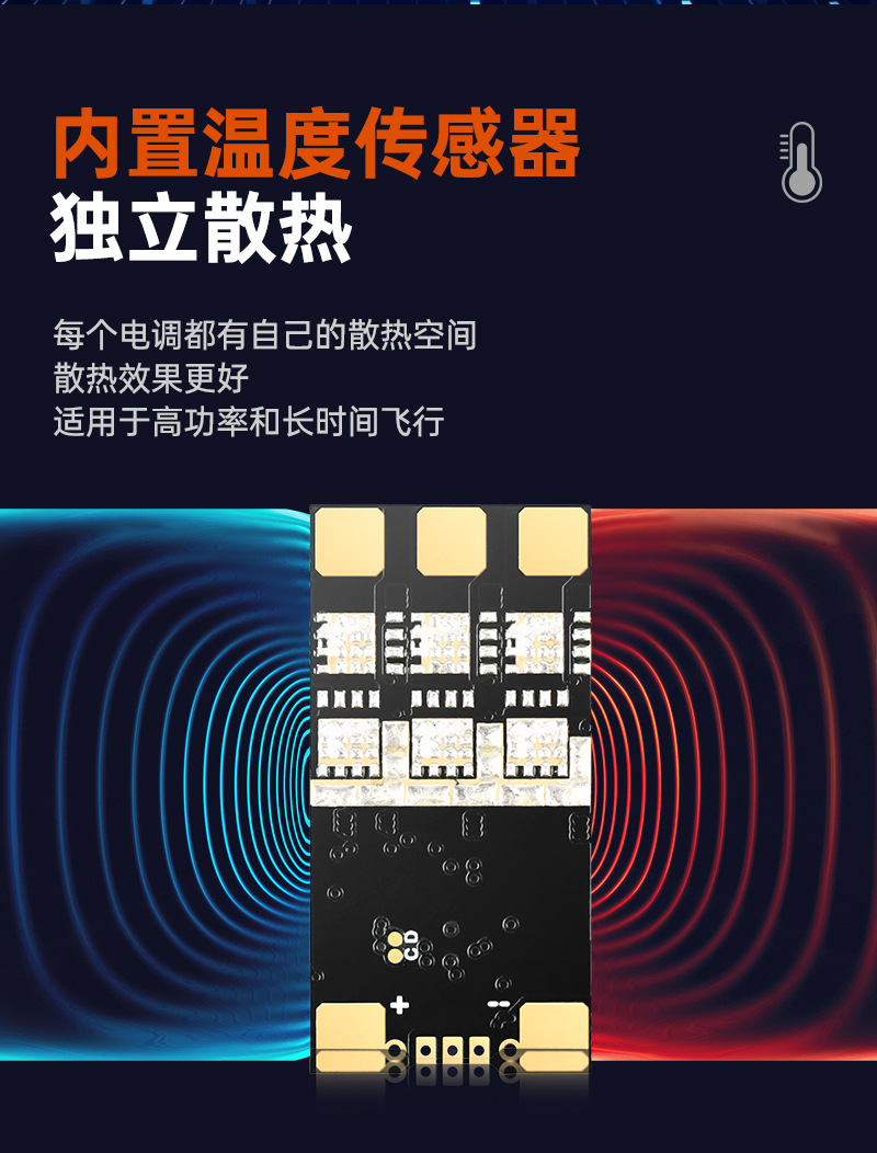 Droneer电调FPV分体80AESCAM80A-SOLOM详情4