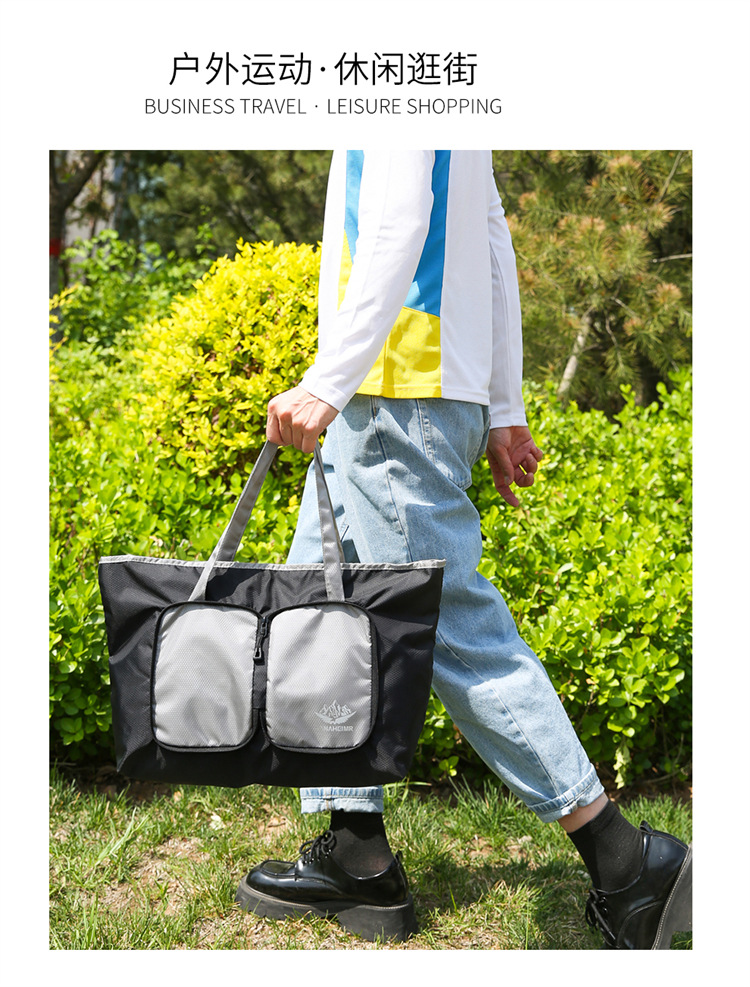 Yitu Warner Heim storage Bag, large-capacity hand-held outdoor picnic bag, cross-border single-shoulder travel bag, fitness bag, luggage bag pic 14