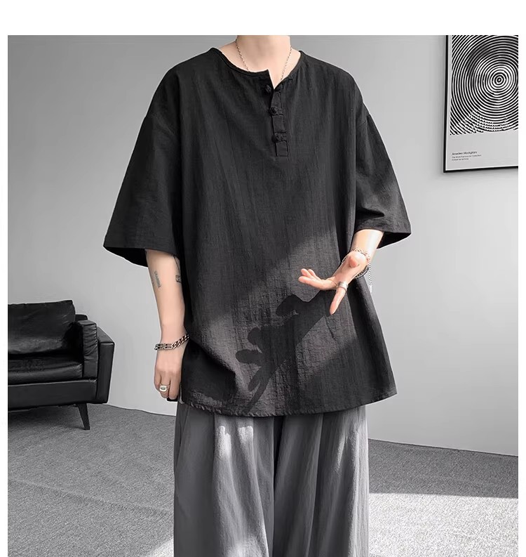 Customized Chinese-style loose Tang T-shirt super factory in Kingston, Washington, USA, based on your provided samples pic 15