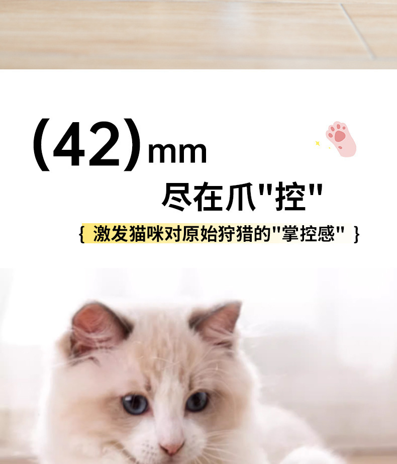 宠物引力智能滚滚球猫咪玩具解闷自嗨逗猫棒小猫充电逗猫球  新品详情8