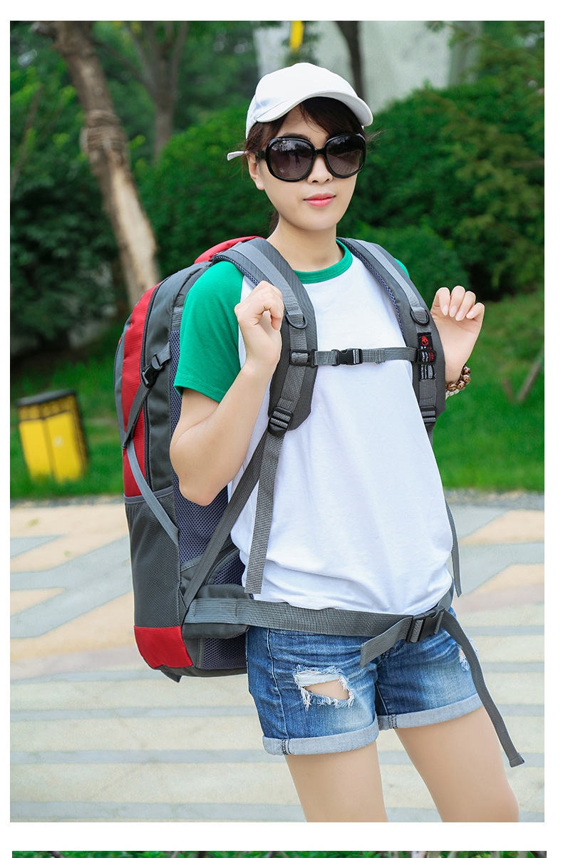 登山包大容量户外旅行背包2023新款双肩包男女运动旅游包一件代发详情22