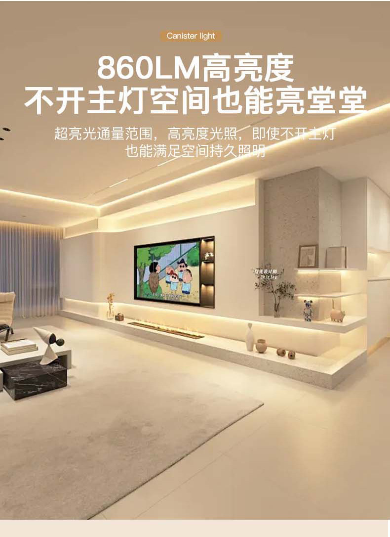 COB灯带低压24V家装客厅室内自粘线条灯高显高亮led软灯条灯带详情13