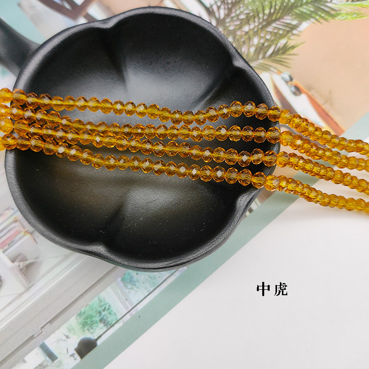 水晶玻璃切面扁珠玻璃珠彩色车轮散珠发饰箱包鞋服饰配件水晶扁珠详情17