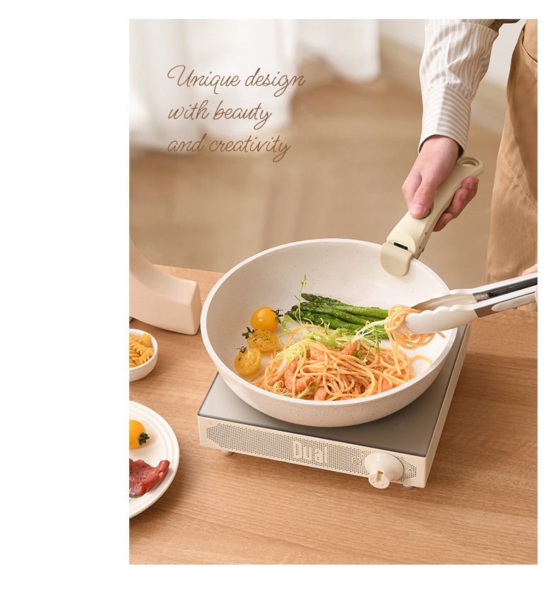 Detachable cookware set: non-stick pan, frying pan, milk pan, wok, frying pan, handle separation set, Amazon bestseller pic 3