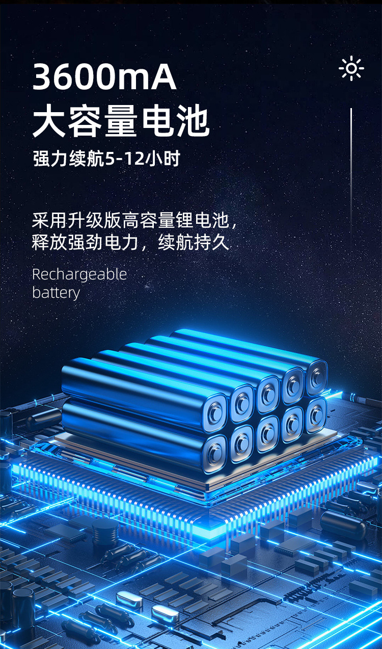 led充电灯泡户外便携露营夜市摆摊灯usb充电应急灯停电照明球泡灯详情7