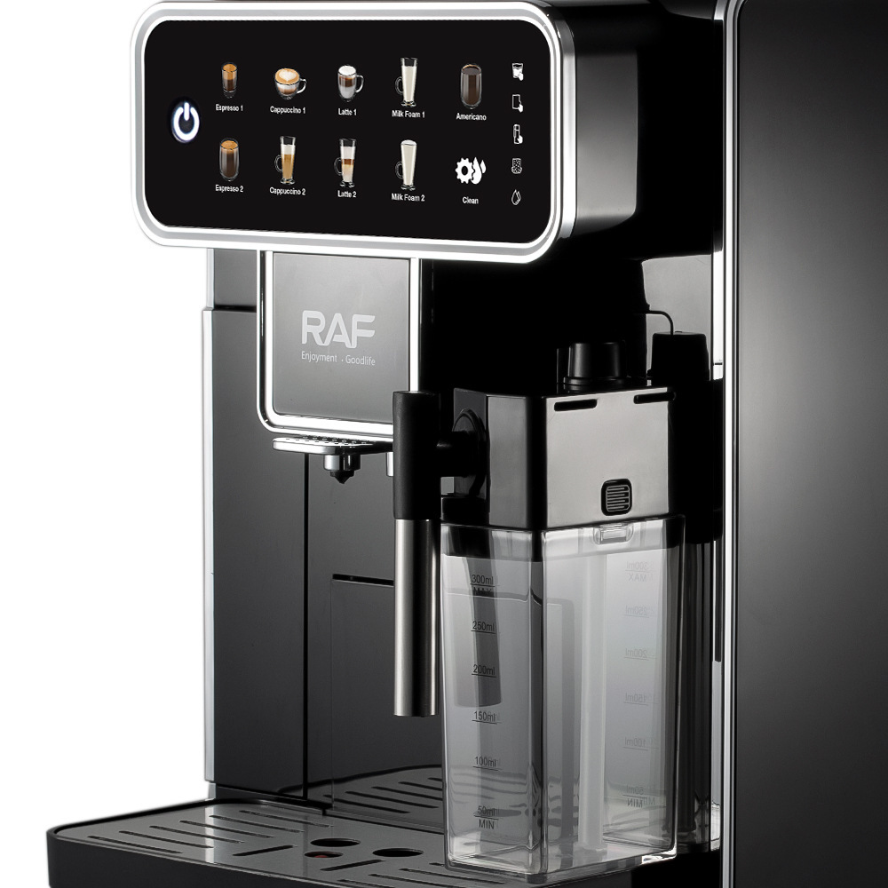 Cross-border fully automatic three-in-one coffee machine, grinding beans with milk VAT, making milk foam, bean to cup Italian coffee machine pic 5