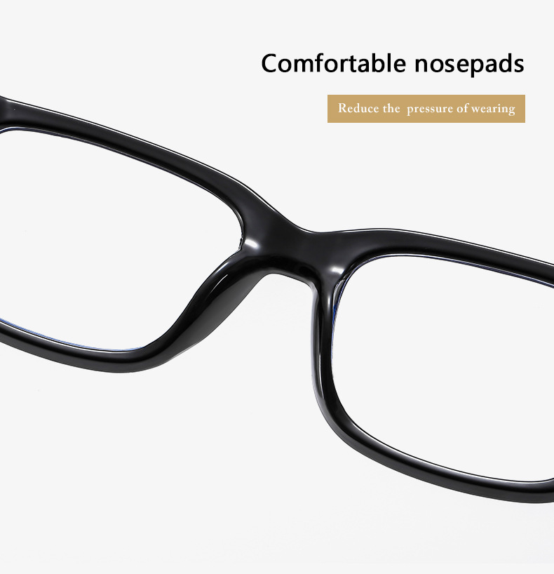 The 2025 new square optical glasses are casual, fashionable and trendy. They are flat light glasses suitable for both men and women for study and work pic 8