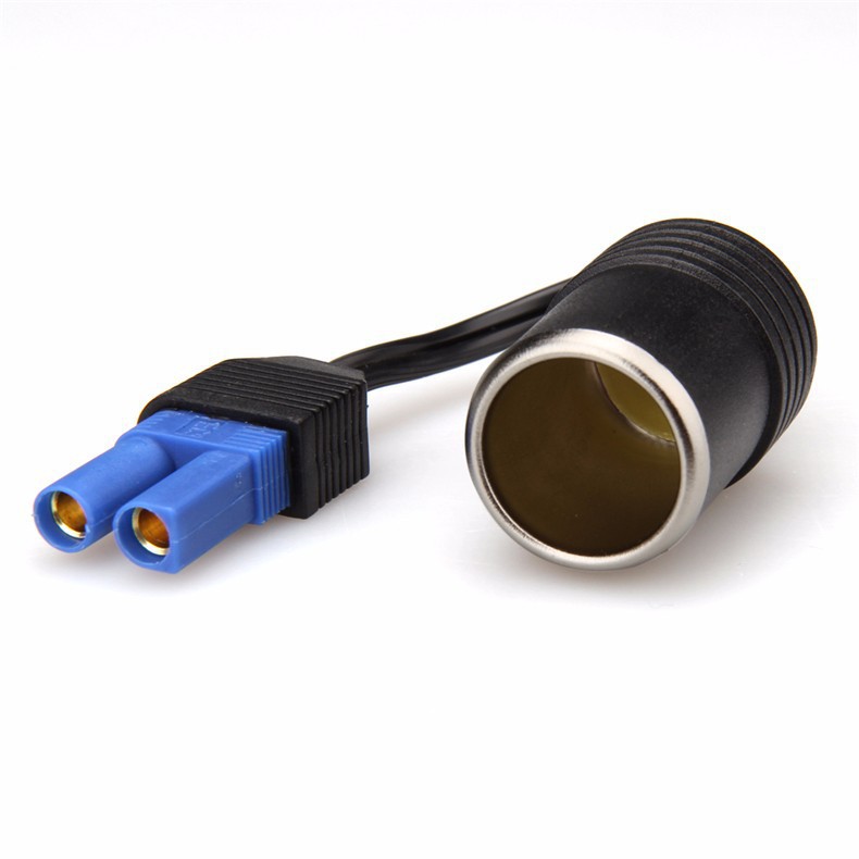 工厂直销EC5转点烟器汽车应急启动电源转换线DC头点烟器插座车载详情4