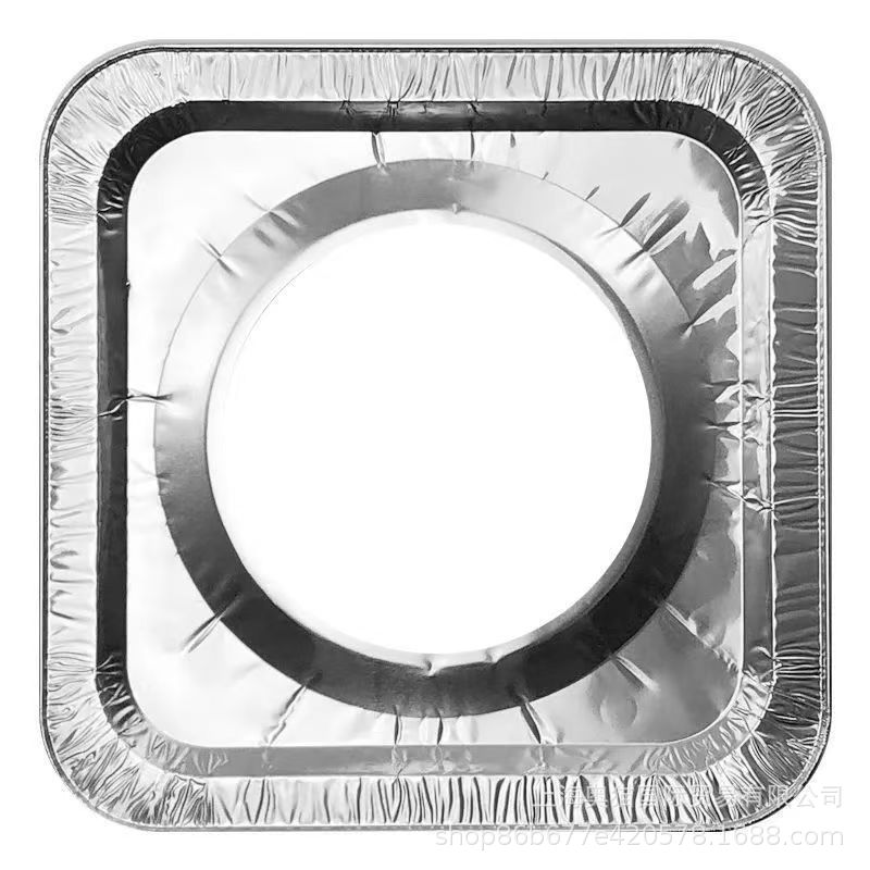 方形圆形燃气灶防油垫铝箔纸保护垫加厚一次性锡纸炉灶垫煤气灶垫详情12