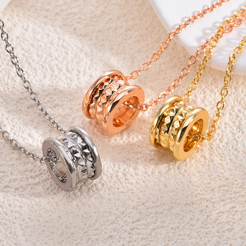 Bv高版本CNC小红人慈善款项链陶瓷项链新款菱角小红人项链直播批详情12