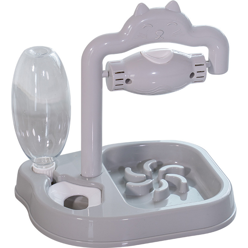 Tazón para mascotas puzzle drain food juguetes para gatos perro anti-asfixia tazón de comida lenta alimentación automática agua anti-mojado boca tazón para gatos artefactos de alivio pic 16