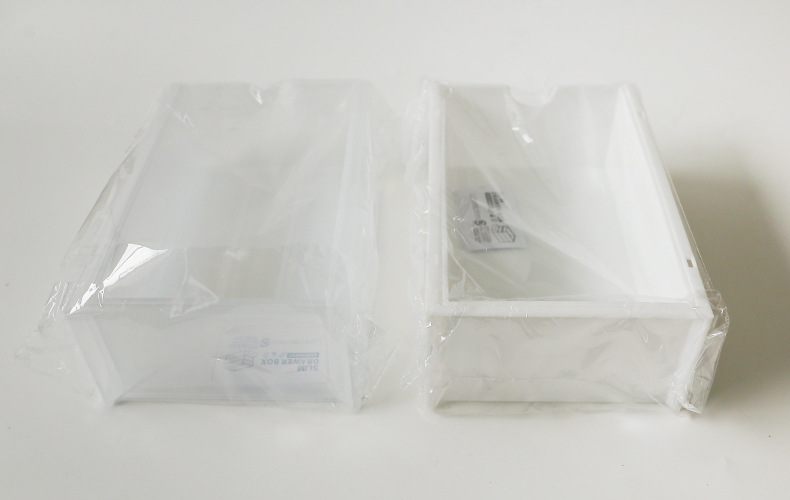 Desktop storage box, drawer-type stackable storage box, transparent plastic sundries, stationery box, cosmetics organization box pic 1