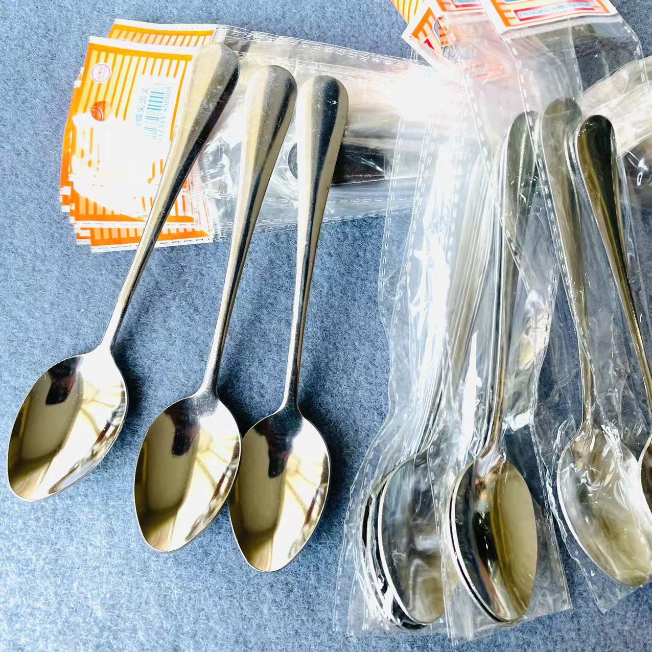 【 Zone 1-10 】601 Pointed Spoon 20/ bundle 1500/ box 601 Pointed Spoon Soup spoon Coffee Mixer spoon Rice Spoon Spoon Spoon Student spoon Household 1 yuan wholesale supply pic 6