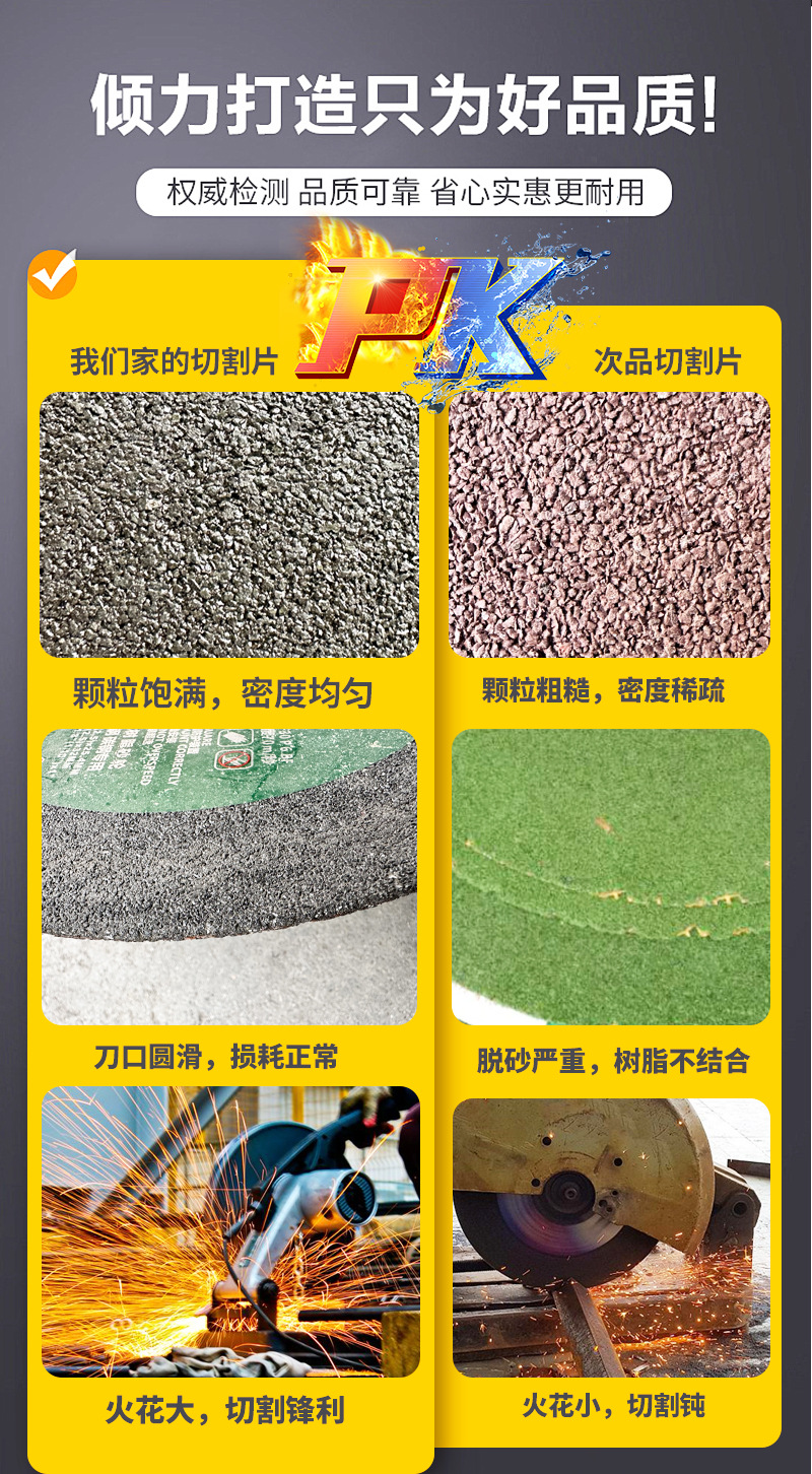 美甲搓条绿色黑色树脂切割片磨块详情7