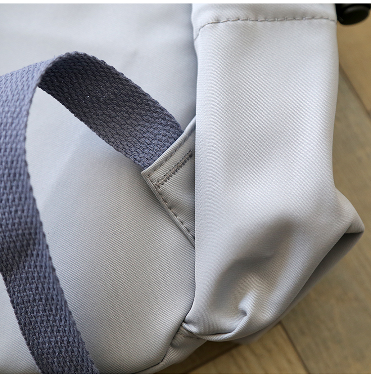 NR森系百搭纯色双肩包男书包女大学生韩版高中背包女双肩大小款详情16