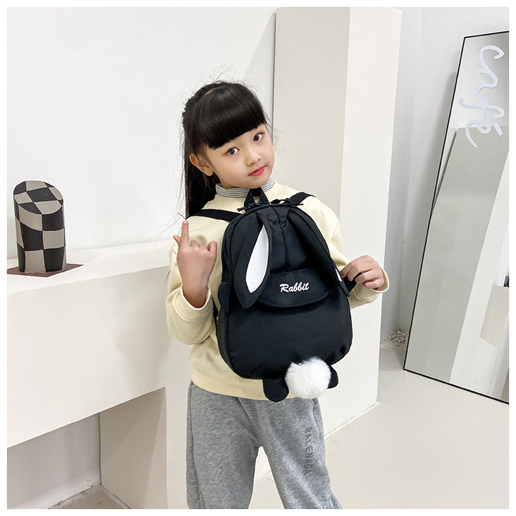 卡通可爱儿童双肩包幼儿园小孩轻便小背包3-6岁儿童帆布出行包潮详情24