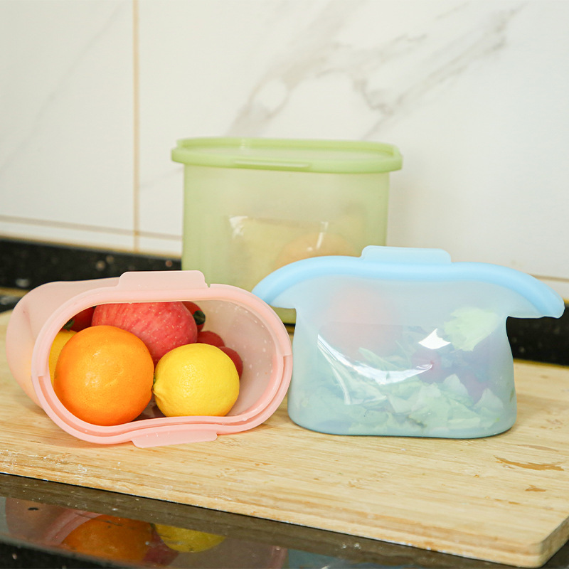 铂金硅胶保鲜袋食品级家用密封加厚水果蔬菜冰箱冷冻密封袋工厂详情31