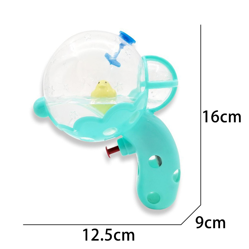 儿童戏水呲水枪网红漂浮鸭透明球小水枪大容量小黄鸭可爱小水枪详情16