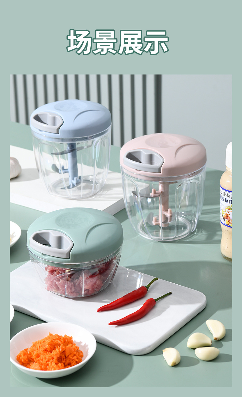 Garlic paste magic tools: garlic mashing machine, manual garlic pressing and pulling machine, complementary food garlic stirring machine, garlic beating and crushing machine, garlic mashing machine pic 10