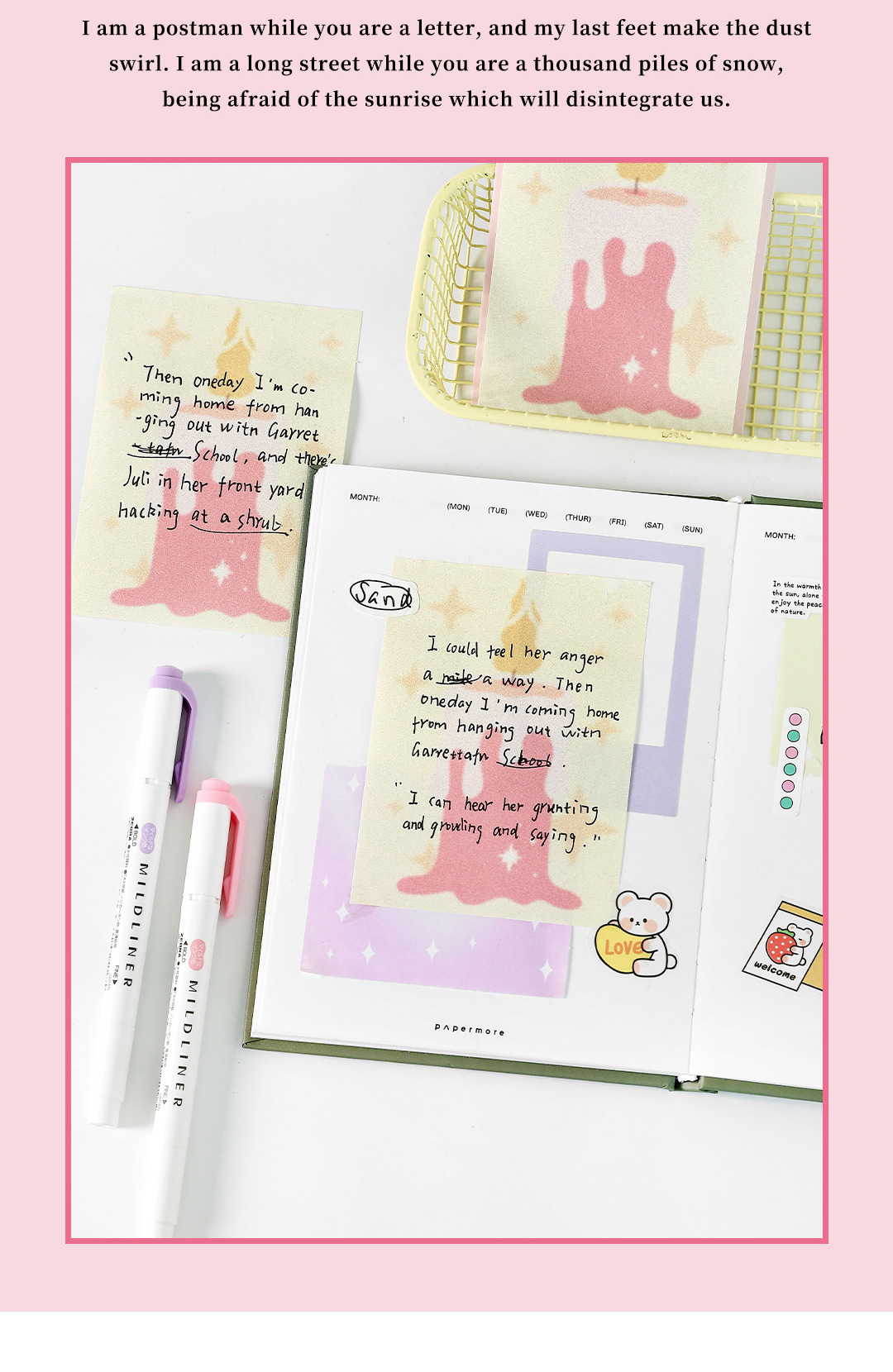 Infeel.Me Korean Sticky Notes Star Fragments Series ins Simple Office note-taking and message sticky sticky sticky Notes pic 3