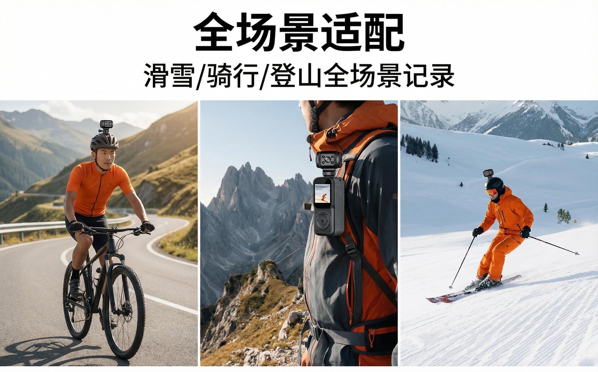Handheld action camera with screen, cycling commuting recorder, night vision, campus portable vlog high-definition camera pic 8