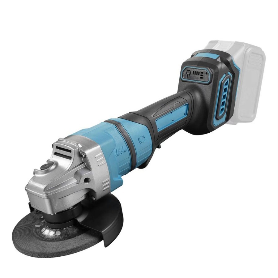 Bison Baisen Machinery Foreign Trade Dewei model rechargeable Angle grinder, Angle grinding machine, lithium battery tools, high-power speed-regulating cutting machine sanding pic 3