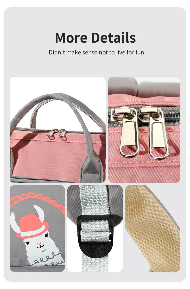 新款杀菌妈咪包母婴外出轻背奶包母乳保鲜保温冰包多功能妈妈包详情2