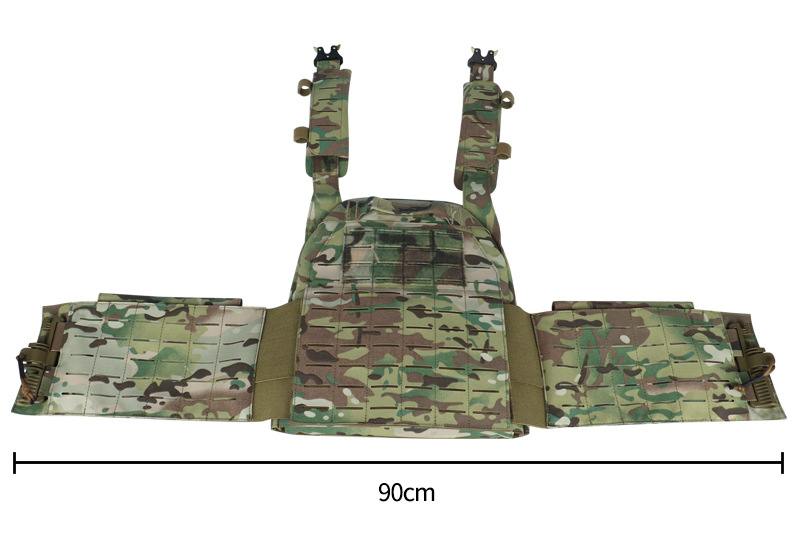 Yitu Outdoor Multi-functional Waterproof 500D nylon modular quick-release tactical vest and vest elastic hanging equipment pic 8