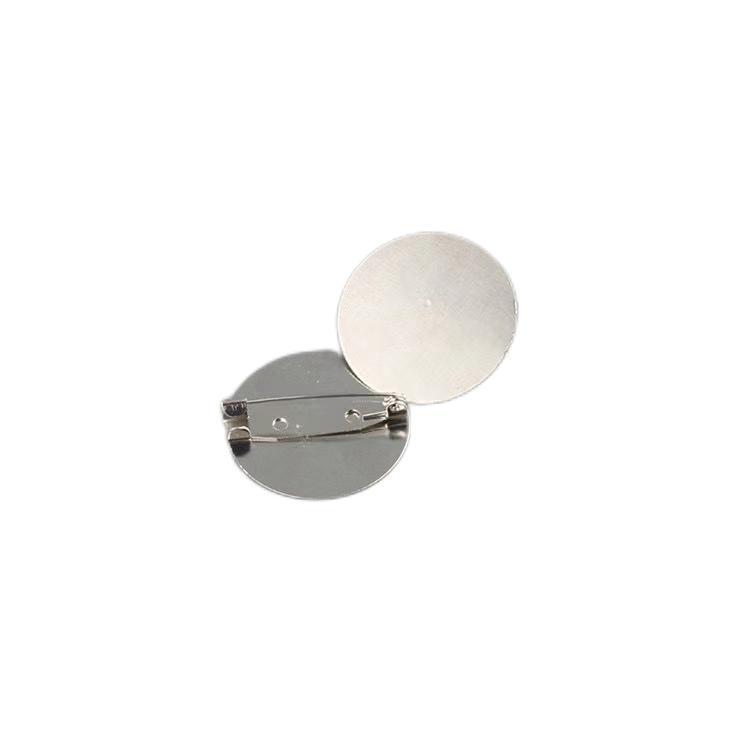 Brooch material base, flat plate, round plate, brooch, pin, badge, brooch, brooch tray, accessory, DIY accessory material pic 5