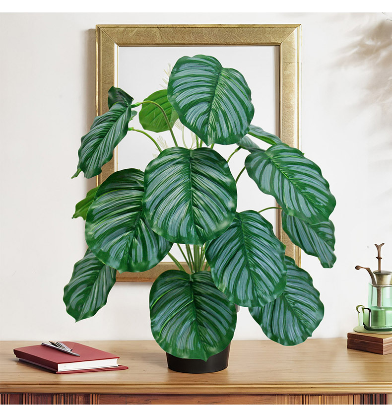 Wholesale of real green plants, 18 green apple artificial flowers, Nordic-style soft furnishings, floor-standing tables, table decorations, shooting props and sets pic 7