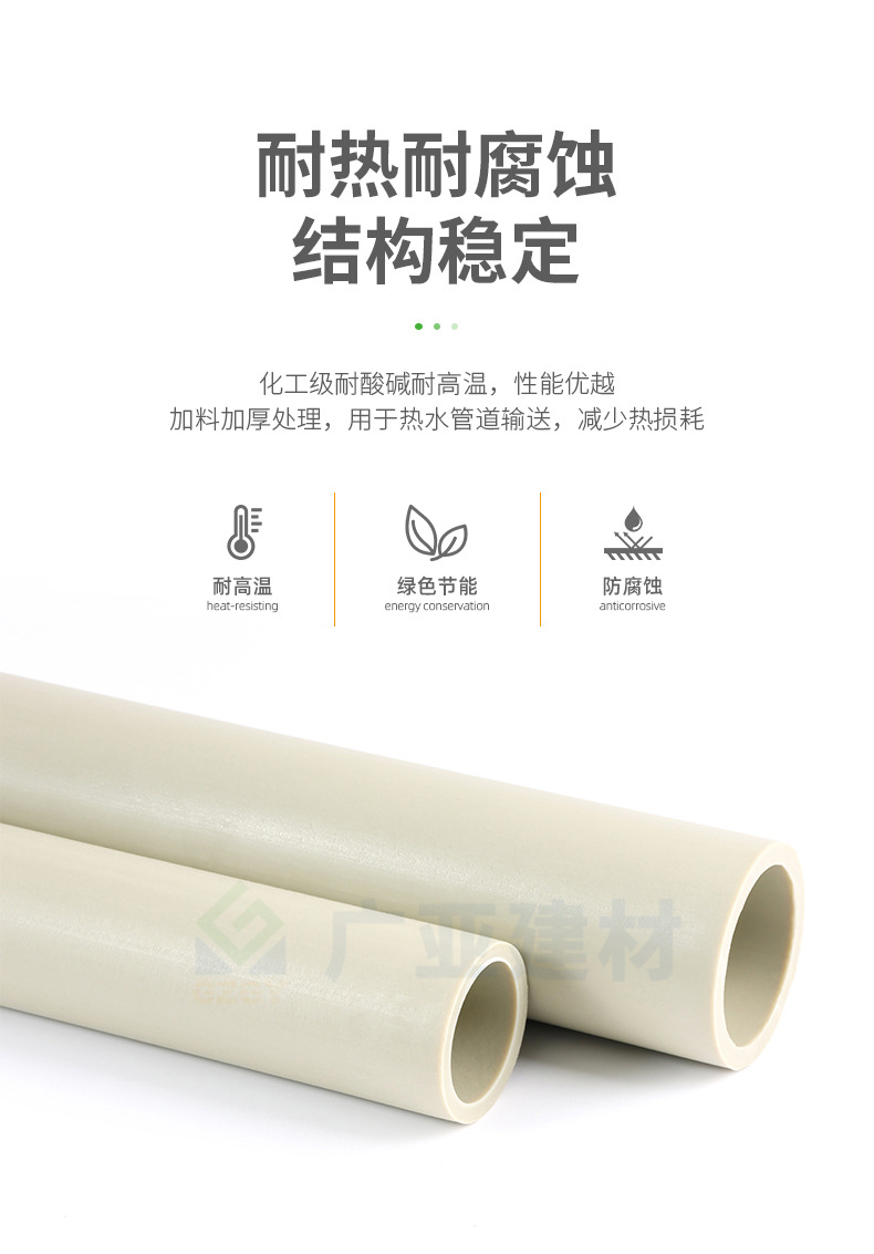 PPH管道硬管材塑料化工级管子管件PPR耐高温耐腐蚀水管热熔工业管详情7