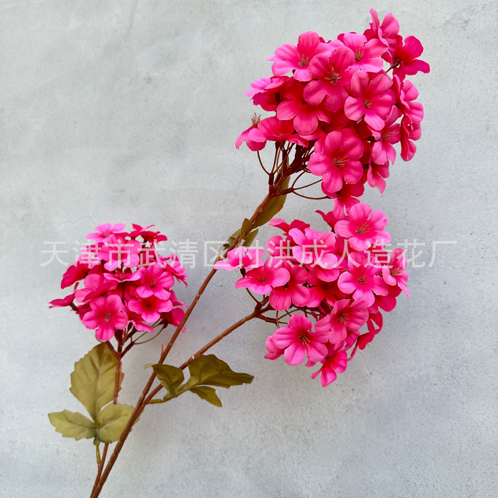 Wholesale of 3-head snowflake hydrangea artificial flowers for wedding roadways, ground arrangement flowers, decorative patterns for prefabricated houses and home decoration pic 3