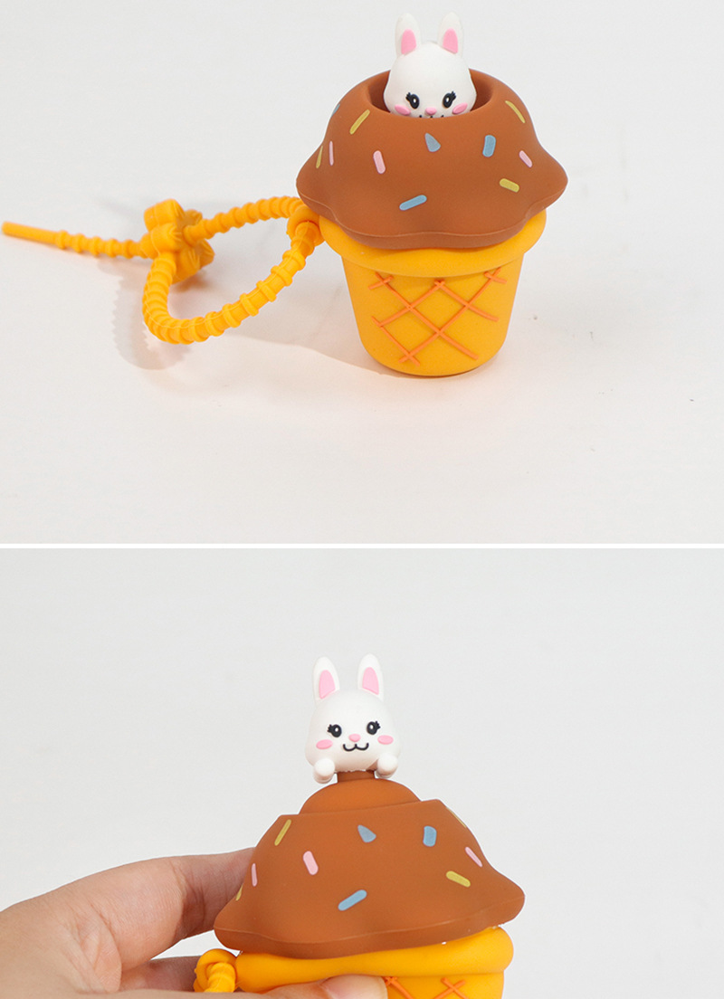 卡通动物硅胶捏捏乐食品级儿童减压玩具包包挂饰钥匙扣新奇特玩具详情16