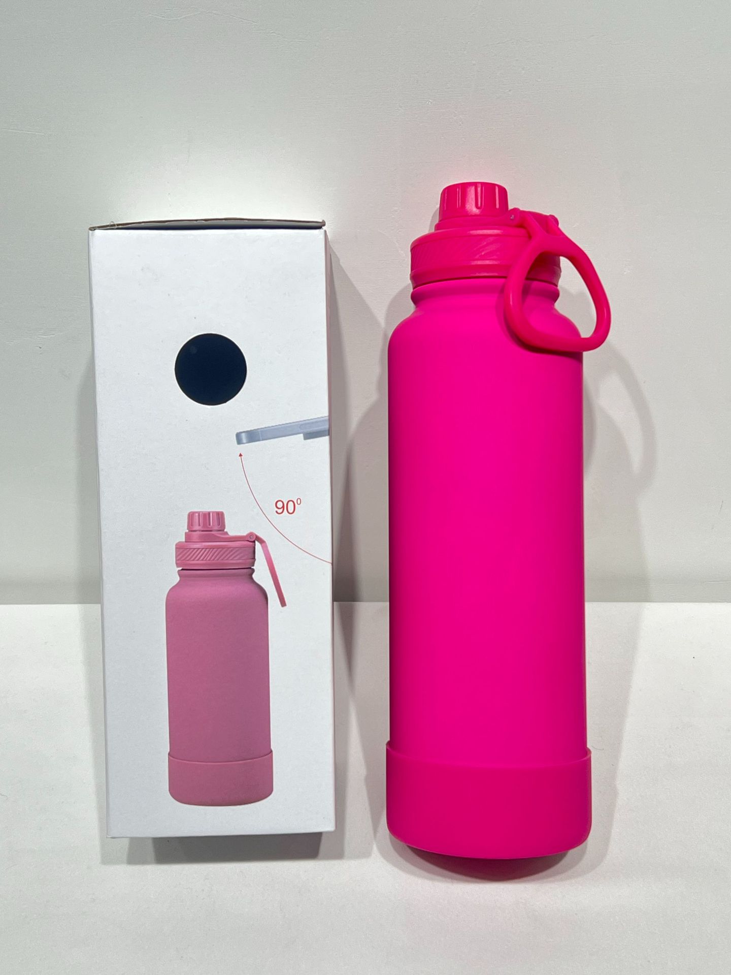 Amazon cross-border large-capacity stainless steel insulated cup, fitness portable space pot, outdoor portable sports water bottle pic 1