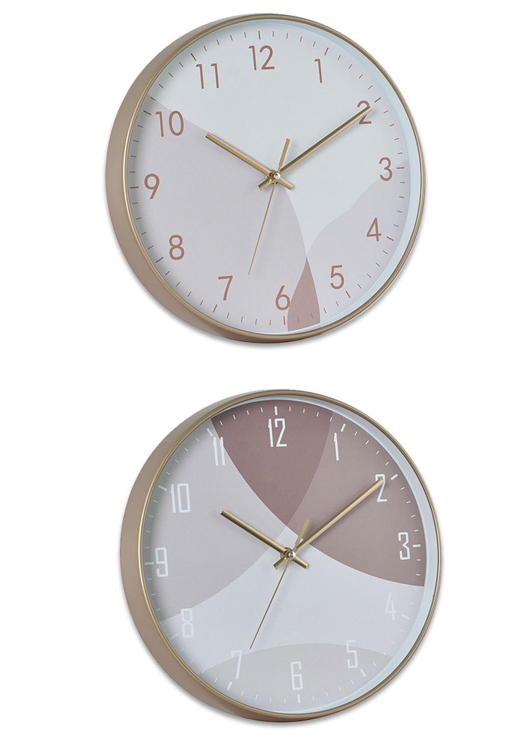 12英寸钟表挂钟客厅家用时尚轻奢现代简约电子时钟挂墙石英钟挂表详情6