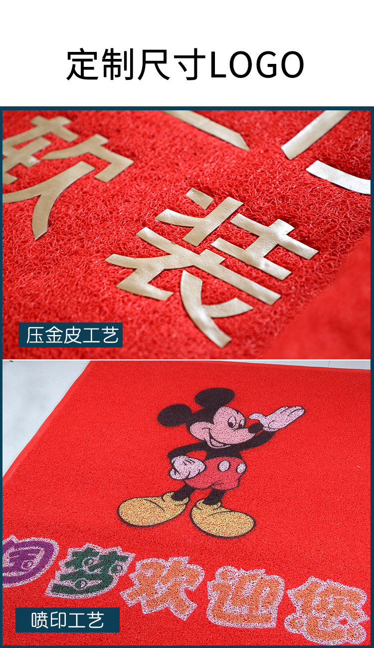 家用商用进门脚垫丝圈防水防滑门垫大门口入户地毯一件代发家纺详情12