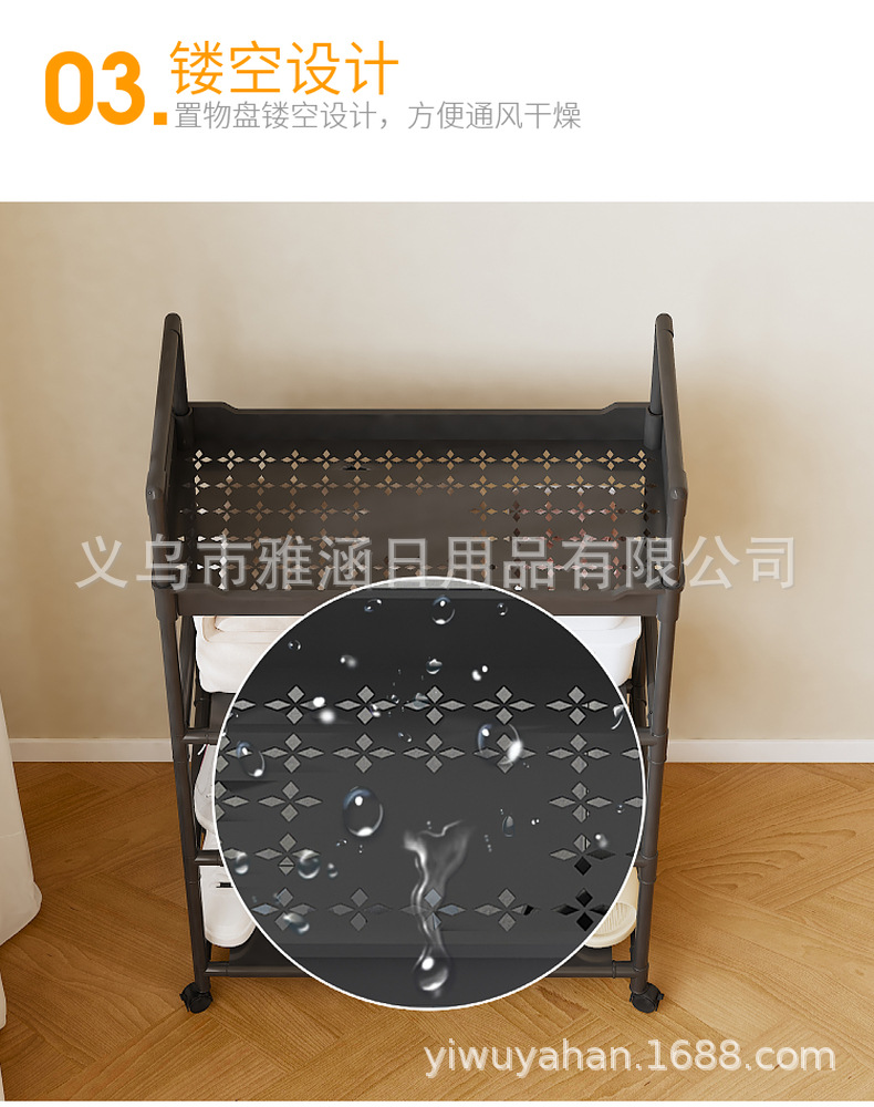 跨境多层收纳置物鞋架可移动客厅置物架书架多功能防尘鞋架储物架详情10