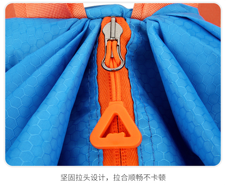 Yitu Warner Heim backpack, foldable portable storage bag, large capacity basketball bag, drawstring bag, drawstring backpack pic 25