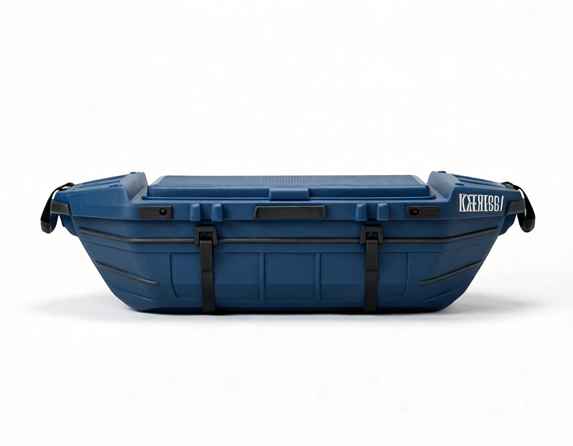 Customized 48QT boat-shaped insulated box, cross-border outdoor equipment, land water-floating food refrigeration storage container, ice box pic 8