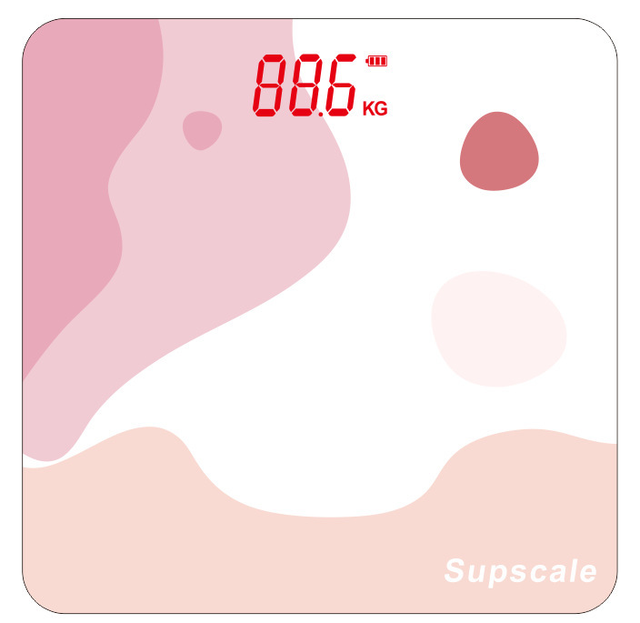 严选LED人体秤隐屏体重秤批发电子秤人体称体重秤健康秤渐变可选详情4