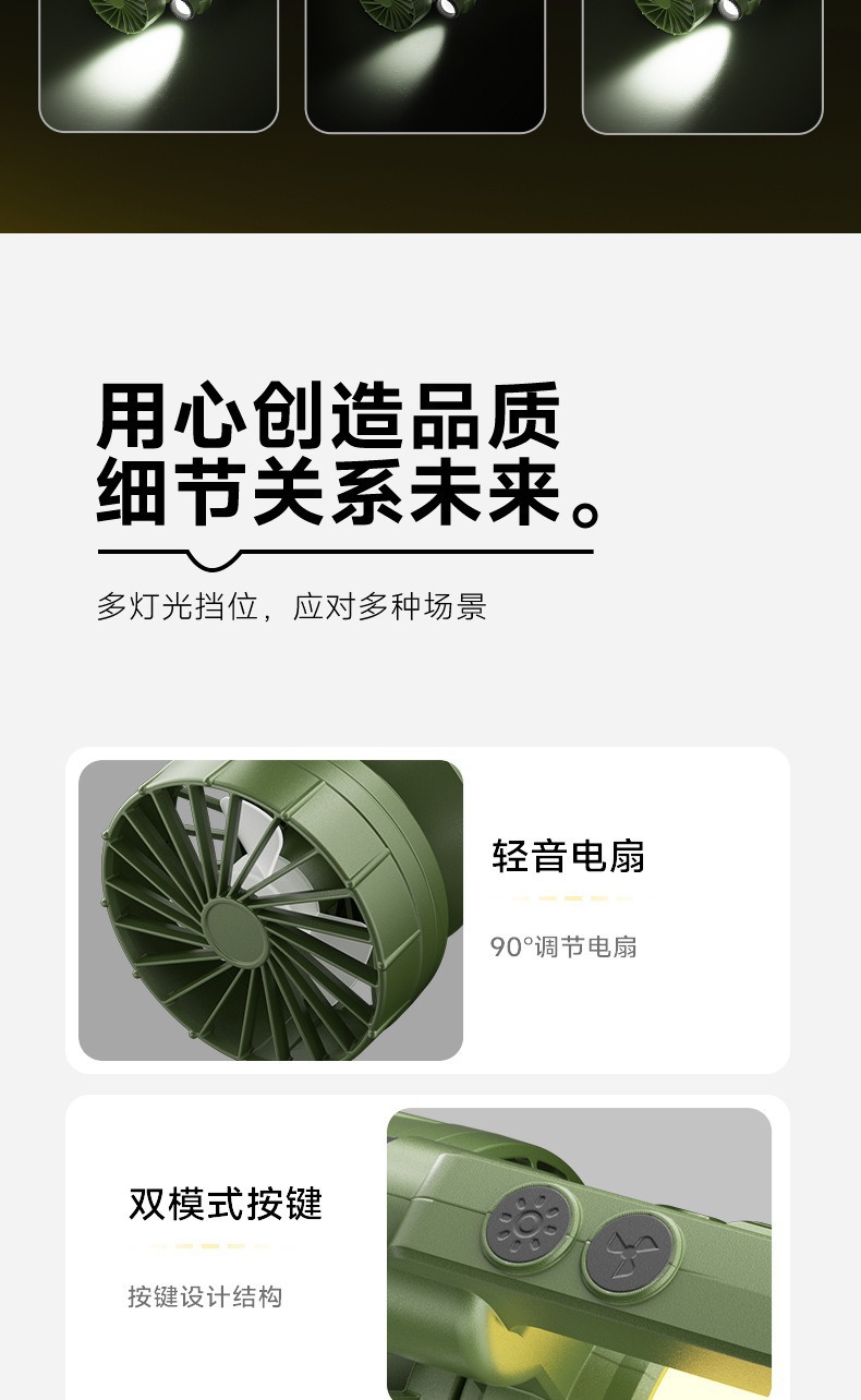 充电风扇马灯帐蓬多功能户外露营太阳能应急灯应急帐篷手电筒详情14