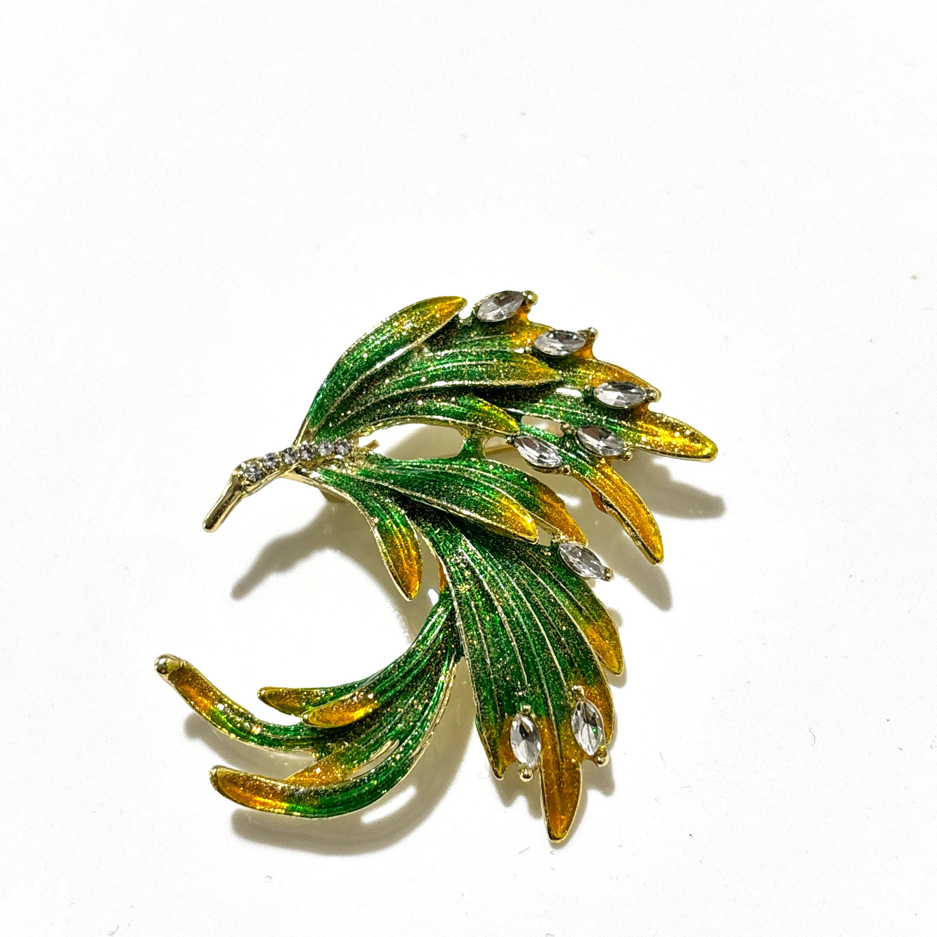 紫罗兰蓝羽胸针设计感小众高档女精致奢华气质别针胸花母亲节礼物详情4